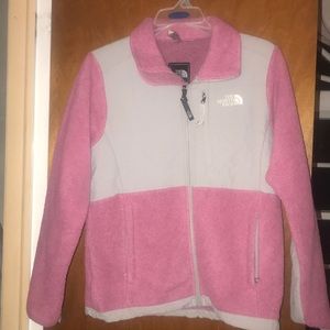 Women’s North face - pink and grey (small)